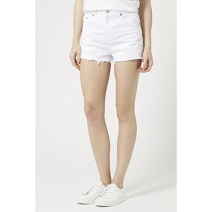 Topshop high-waisted Moto mom shorts